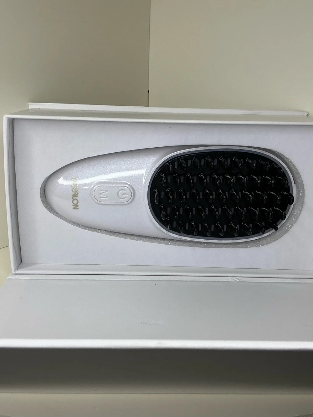 Zalo Electric LED Massage Comb - White
